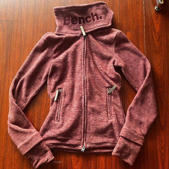 Red-Brown Bench Fleece Jacket - Picture 1 of 2